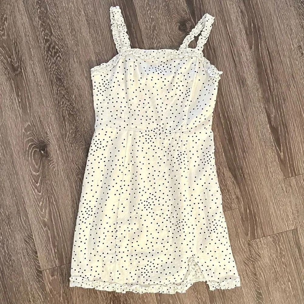 Urban outfitters polka dot ruffle dress